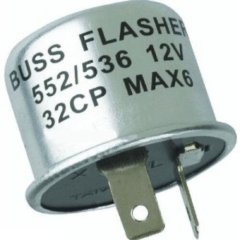 552 Heavy Duty Thermal Flasher 2-Terminal Auto Turn Signal Hazard Lights 12 Volt