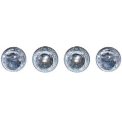 5-3/4" Sealed Beam Hi & Low Headlight Head Light Headlamp Bulbs 4000 & 5001 Set