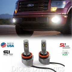 Diode Dynamics H10 / 9140 / 9145 SLF LED Fog Light Lamp Bulb Cool White 6K PAIR