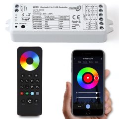 Bluetooth Phone iOS Android RGB RGBW LED Color Change Module & 2-Zone Remote