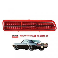 69 Chevy Camaro Red LED Sequential RH Passenger Side Tail Brake Light Lamp Lens