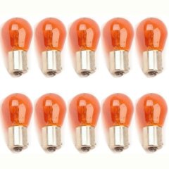 1156NA 12 Volt Amber Park Parking Back Up Tail Light Signal Lamps Bulbs Box 10