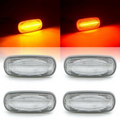 Clear Front Rear LED Side Marker Lenses Lights For 2003-2009 Dodge Ram 2500 3500