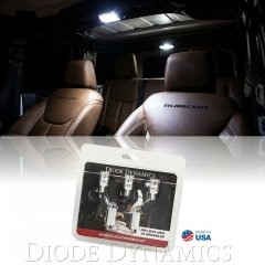 Interior LED License Map Dome Light Stage 1 White Kit For 07-18 Jeep JK Wrangler