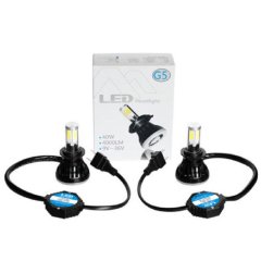 H7 SMD COB LED Canbus Headlight / Fog Light Bulb 6000K 4000 Lumens 40W Pair Octane Lighting