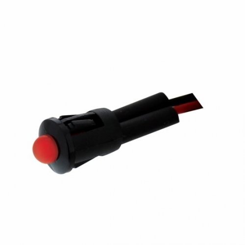 1 LED Snap-In Indicator Light - Red | Interior Lights