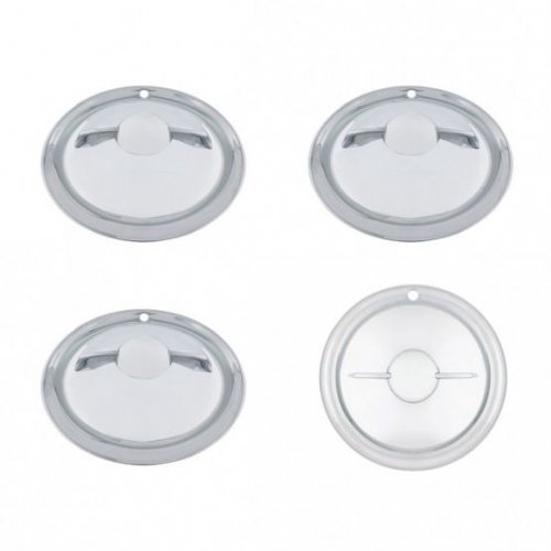 Chrome Bullet Flipper 15" Hub Cap Set | Wheel Covers