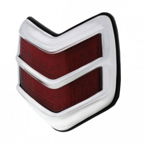 1940 Ford LED Flush Mount Tail Light with Chrome Bezel | Complete LED Tail Lights