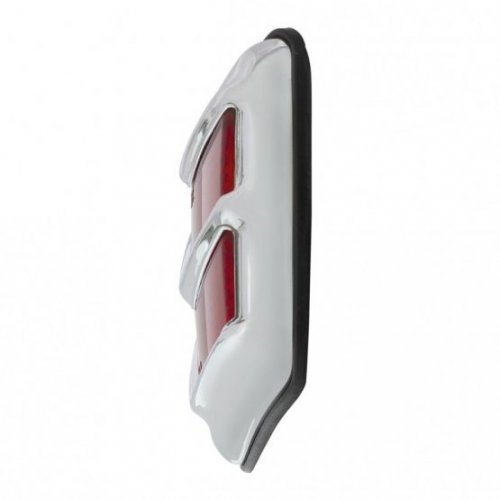 1940 Ford LED Flush Mount Tail Light with Chrome Bezel | Complete LED Tail Lights