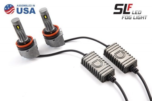 9006 SLF LED Bulb Yellow Pair Diode Dynamics