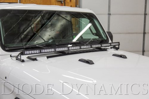 Jeep 2018 SS50 Hood LED Kit Amber Flood Diode Dynamics