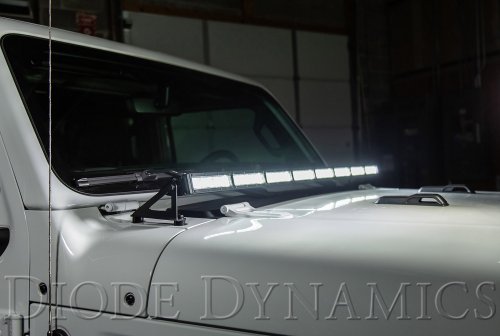 Jeep 2018 SS50 Hood LED Kit Amber Flood Diode Dynamics