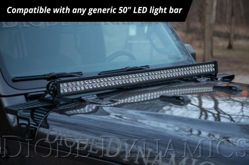 Jeep 2018 SS50 Hood LED Kit Amber Combo Diode Dynamics