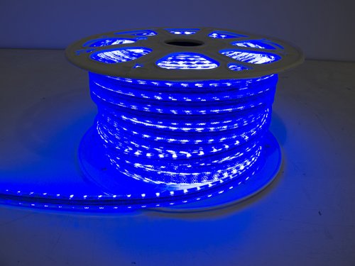 110V Atmosphere Waterproof 5050 LED Strip Lighting Blue Race Sport Lighting