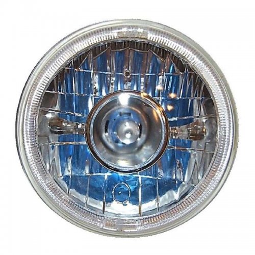 OCTANE LIGHTING 7" H6024 / 6014 Halogen White Led Halo Ring Sw H4 Angel Eye P...