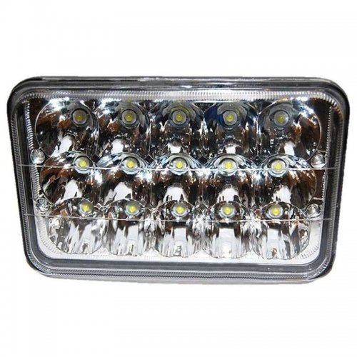 4X6" LED HID Light Bulbs Crystal Clear Sealed Beam Headlamp Headlight Set