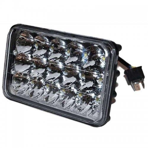 4X6" LED HID Light Bulbs Crystal Clear Sealed Beam Headlamp Headlight Set