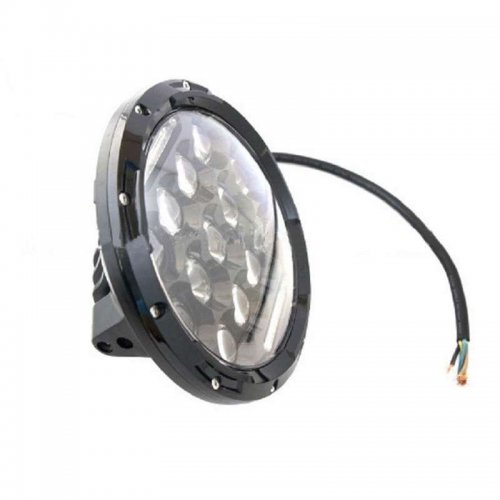 Pair 7" Black Projector HID White 6K LED Octane DRL Headlight Light Bulb Lamps