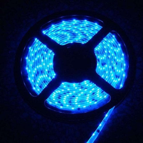 15Ft 12V Rv Motorhome Trailer Blue LED Under Glow Waterproof Light Bulb Strip