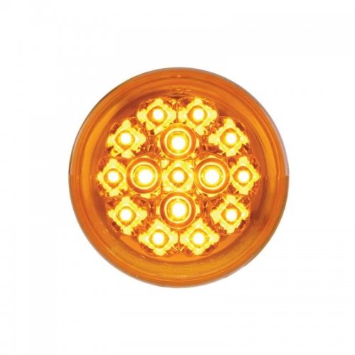 15 LED 2 3/8" Harley Turn Signal - Amber LED/Amber Lens | Motorcycle Products