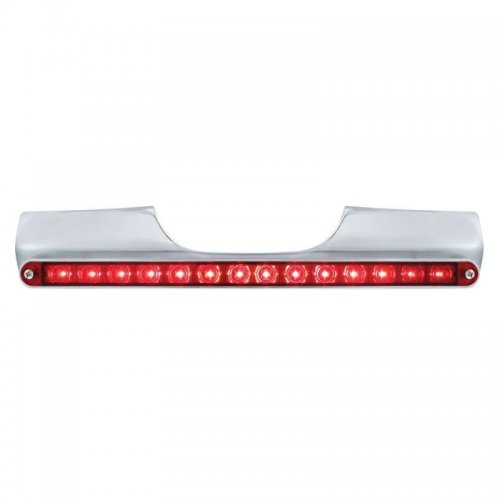 Motorcycle Rear Turn Signal Bar with 12" LED Light Bar - 14 Red LED/Red Lens | Motorcycle Products