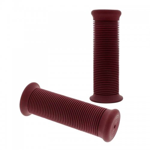 Red Motorcycle Rubber Grip Set - 7/8"/1" (22/25mm) | Shift Knobs