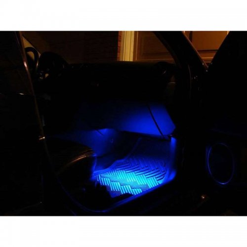 15Ft Blue LED Car Interior Under Dash Illuminated Floor Sub Box Truck Bed Light