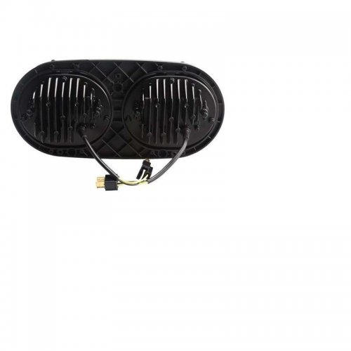Dual Black 6k LED Octane Projector Headlight Bulb Assembly : Harley Road Glide