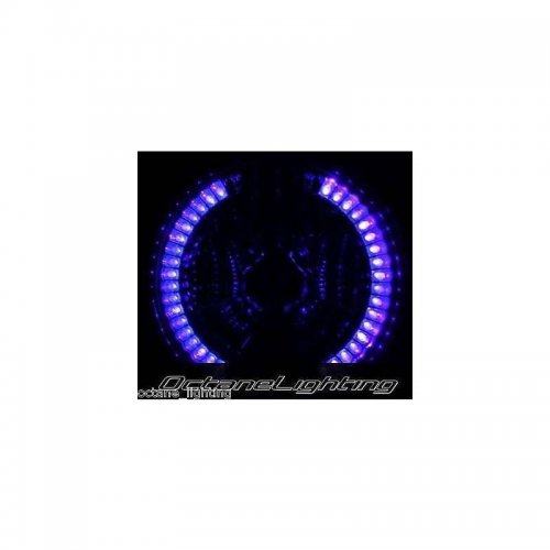 7 And Halogen Motorcycle Blue Purple Led Halo Ring Light Bulb Headlight Fits Harley