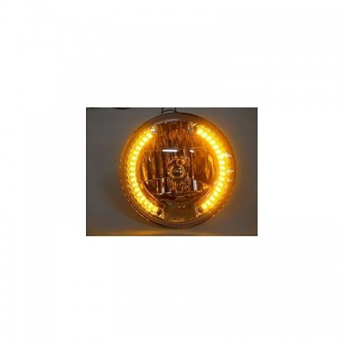 Harley Motorcycle 7 And Crystal Headlight Lamp / 34 LED Amber Marker / Turn Signals