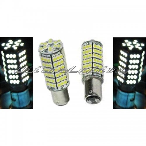 2 x 1157/2057 18 SMD Light Bulbs for Turn Signal/Stop Lights - White