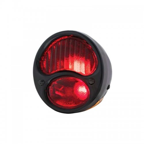 1928-31 Ford Model A Tail Light with Black Housing - R/H | Motorcycle Products