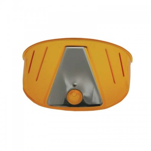 Transparent Plastic Visor - Amber | Headlight Visors and Shields