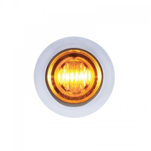 3 LED Dual Color Mini Clearance/Marker Light - Amber/Red | Clearance Marker Lights