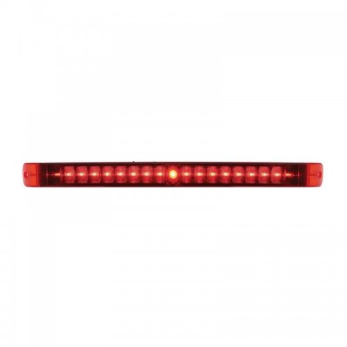 19 LED 17" Stop, Turn / Tail Light Bar - Red LED/Red Lens | Stop / Turn