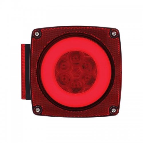 Square LED Combination GLO Light - Driver | Stop / Turn