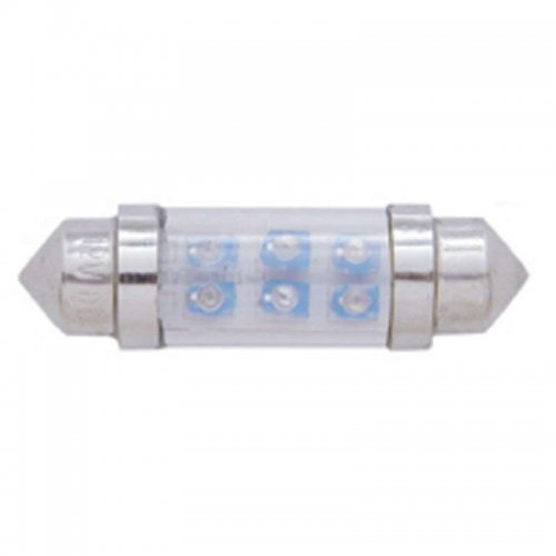 6 Micro LED Dome Light Bulb - 36 mm - Blue | Bulbs