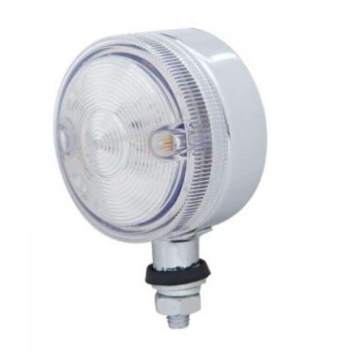 15 LED 3" Single Face Light - Amber LED/Clear Lens | Honda / Pedestal