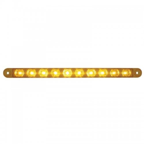 10 LED 9" Turn Signal Light Bar -Amber LED/Amber Lens | Turn Signal Lights