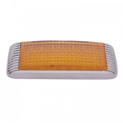 21 LED Flush Mount Turn Signal w/ bezel - Amber LED/Amber Lens | Turn Signal Lights