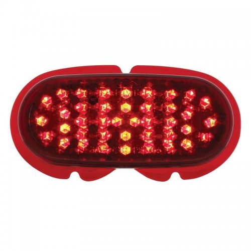 40 LED Vintage Oval Stop, Turn / Tail Light - Red LED/Red Lens | Stop / Turn