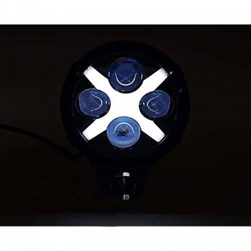 6" Jeep Off Road LED X Auxiliary Fog Spot Flood Light 6k 40w 8000 Lmn