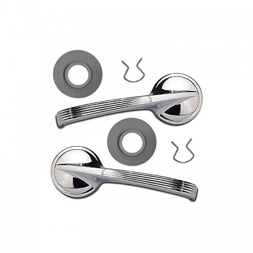 Car Interior Inside Chrome Door Handles Pair-OL-CC-0261