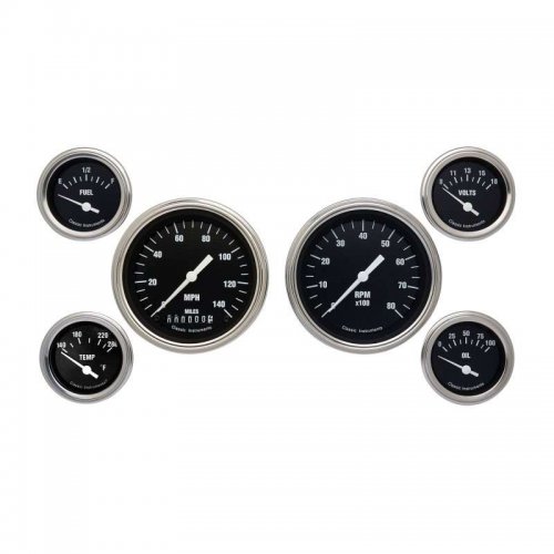 Hot Rod Series Six Gauge Set | Dash / Steering