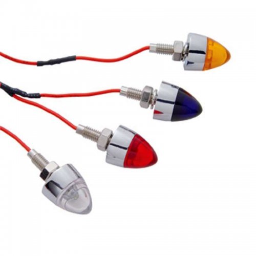 1 LED Bullet License Fastener - Amber LED | License Plate Accessories