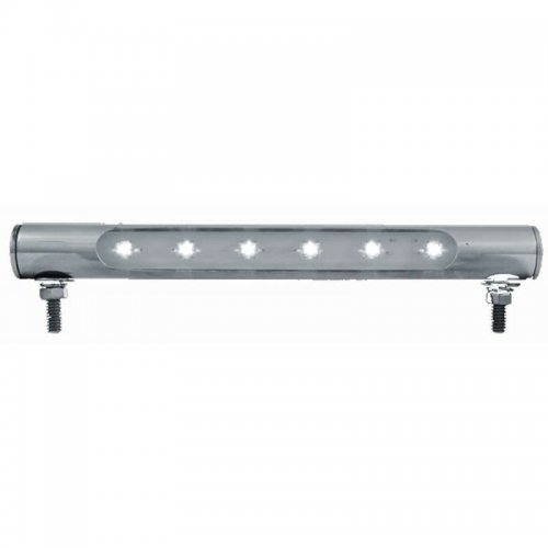 6 LED Stainless Tube Light - White LED | License Plate Accessories