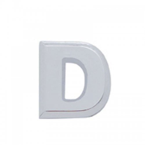 Chrome Letter - D | Letters / Scripts