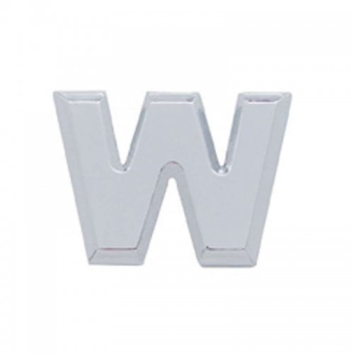 Chrome Letter - W | Letters / Scripts