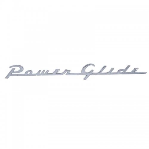 1954 Chrome "POWERGLIDE" Script | Moldings / Emblems