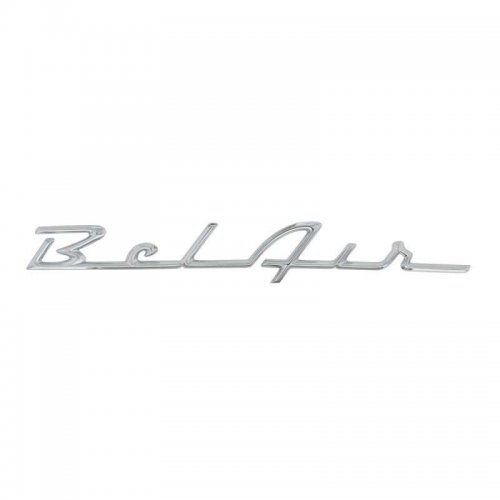 1955-56 Chrome "BELAIR" Script | Moldings / Emblems